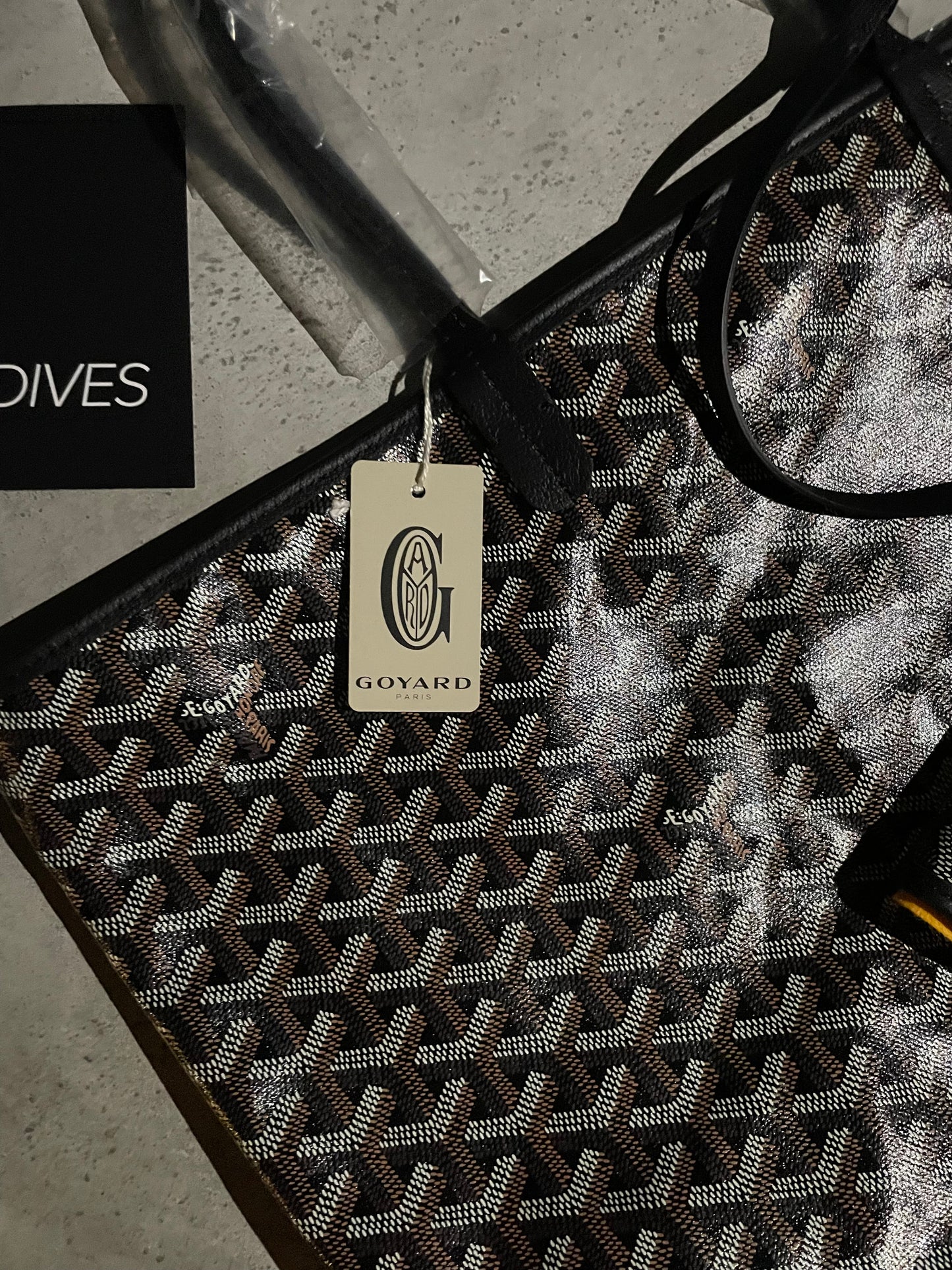 GOYARD ST LOUIS PM - BLACK || DESIGNER BAG