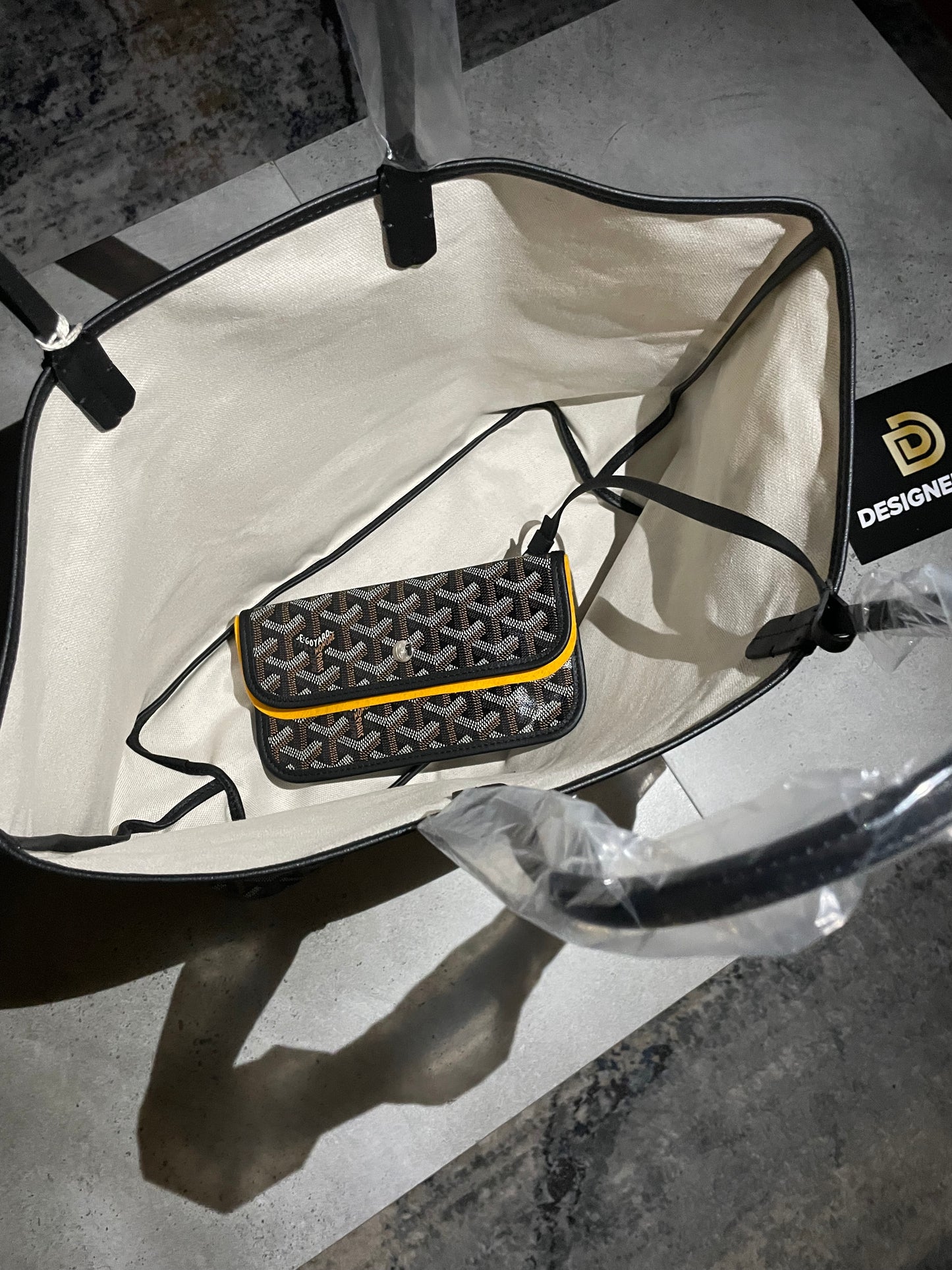 GOYARD ST LOUIS PM - BLACK || DESIGNER BAG