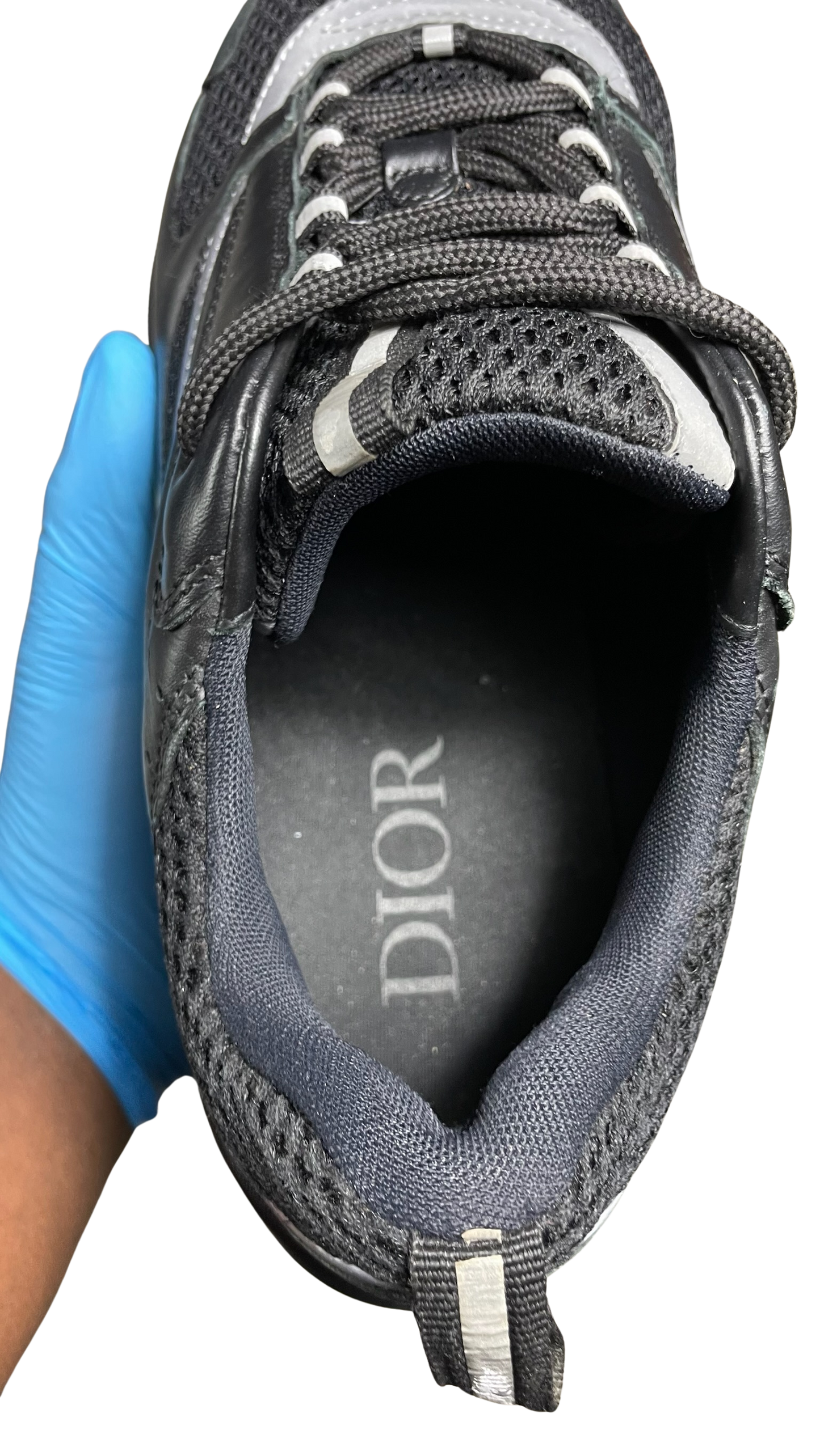 DIOR B22 TRAINERS - BLACK (PRE-OWNED) || SNEAKERS FOR MEN