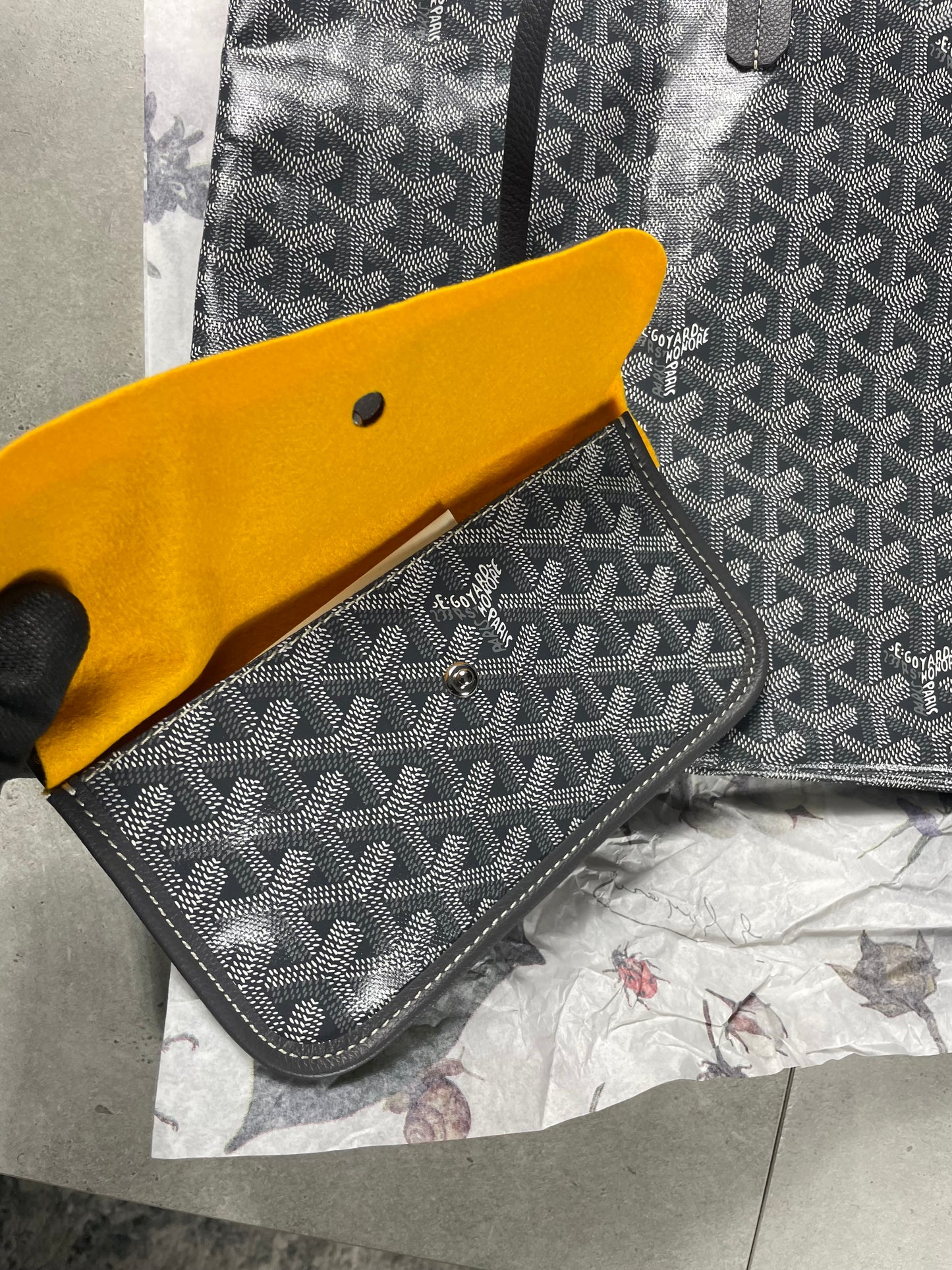 GOYARD ST LOUIS PM - GREY || DESIGNER BAG