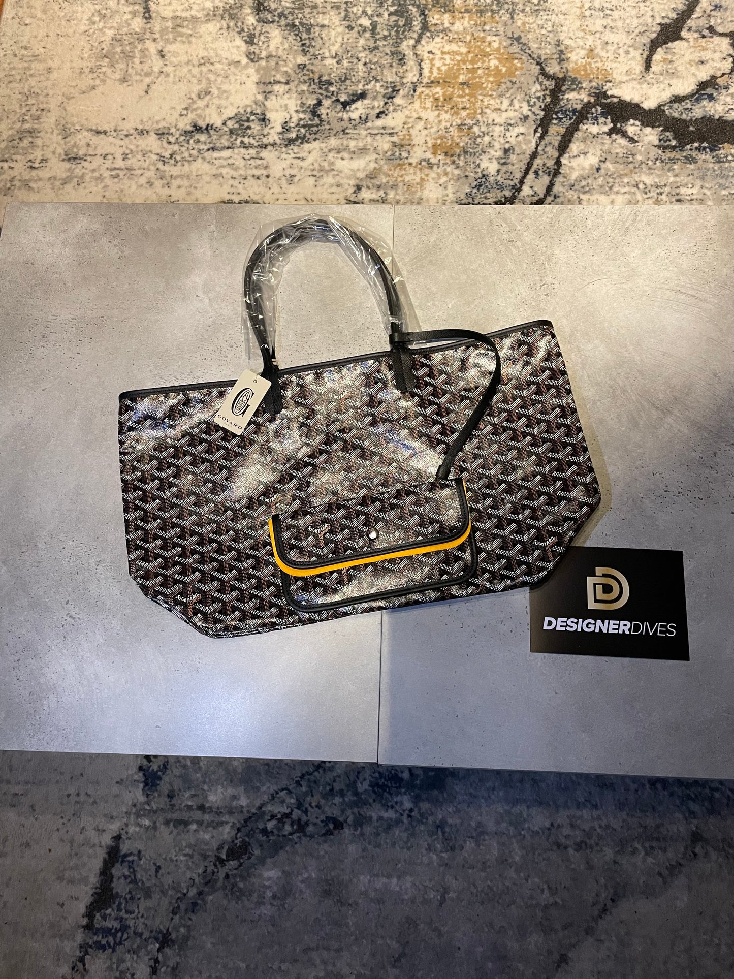 GOYARD ST LOUIS PM - BLACK || DESIGNER BAG