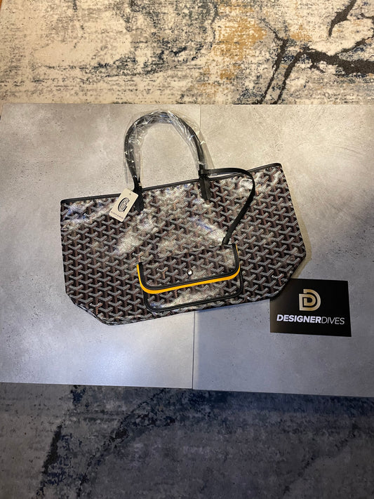 GOYARD ST LOUIS PM - BLACK || DESIGNER BAG