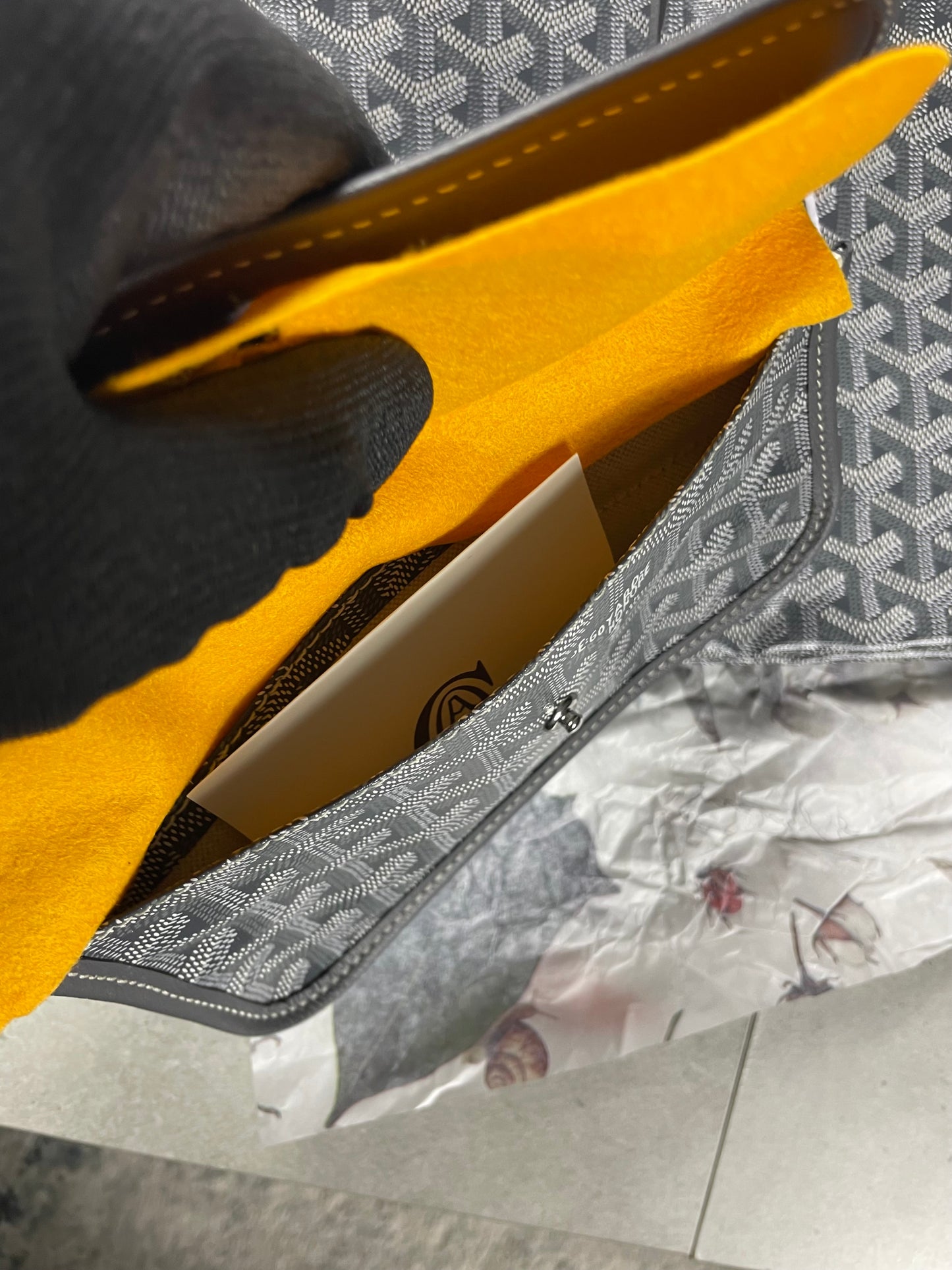GOYARD ST LOUIS PM - GREY || DESIGNER BAG