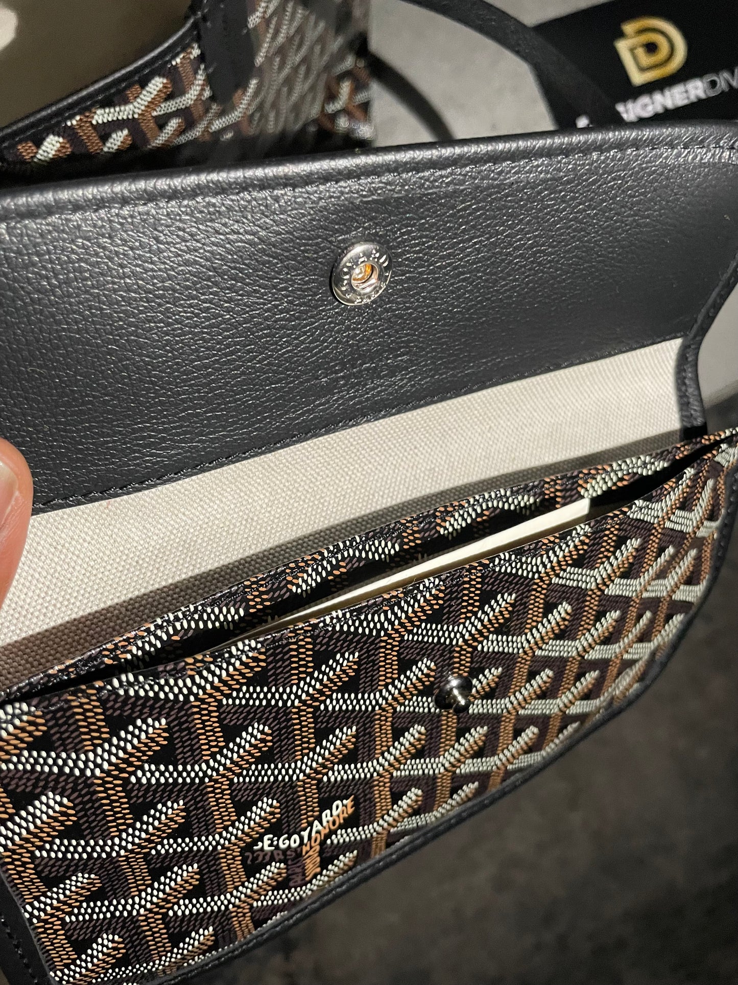 GOYARD ST LOUIS PM - BLACK || DESIGNER BAG