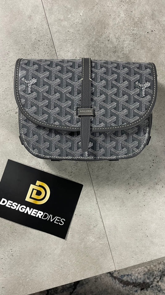 GOYARD BELVEDERE PM - GREY || DESIGNER BAG