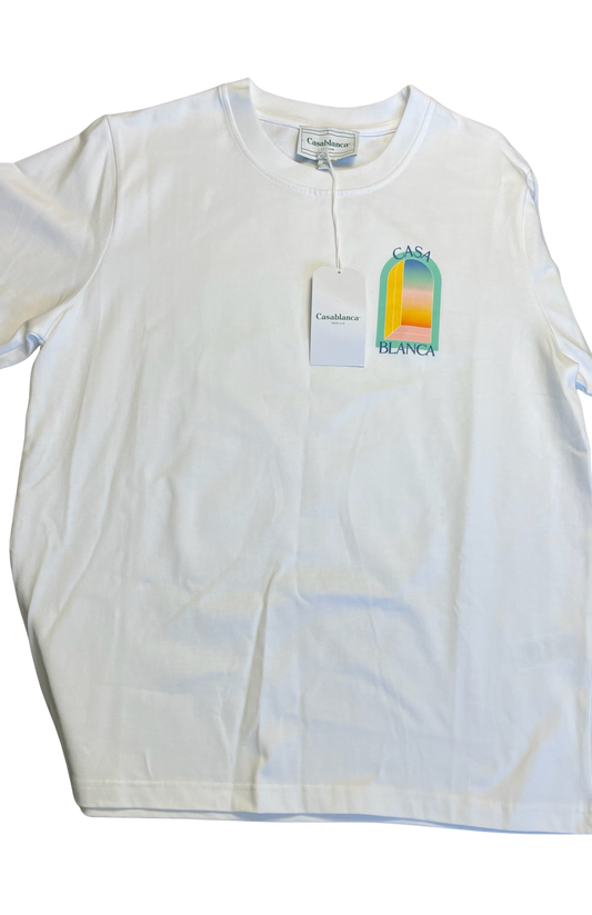 CASABLANCA L'ARCHE T-SHIRT - WHITE || SHIRT FOR MEN