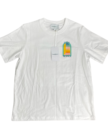CASABLANCA L'ARCHE T-SHIRT - WHITE || SHIRT FOR MEN