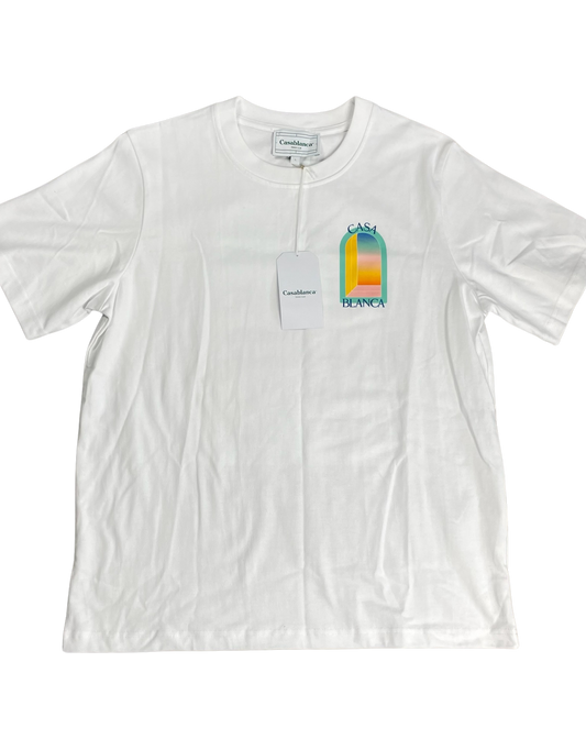 CASABLANCA L'ARCHE T-SHIRT - WHITE || SHIRT FOR MEN