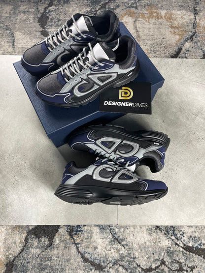 DIOR B30 - MESH BLACK & NAVY BLUE || SNEAKERS FOR MEN