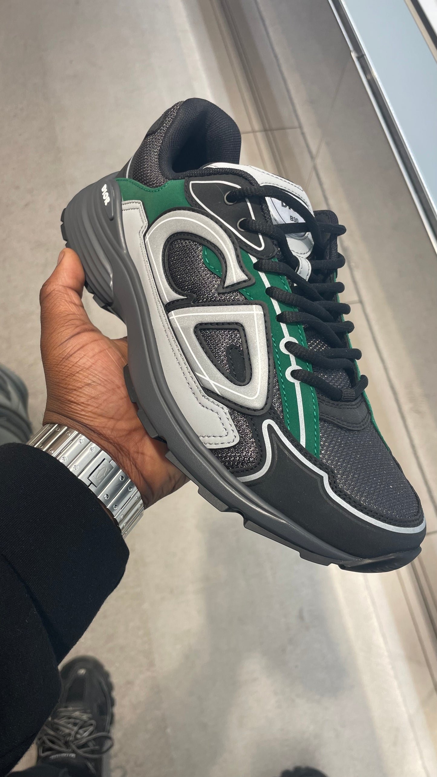 DIOR B30 - DEEP GREEN || SNEAKERS FOR MEN