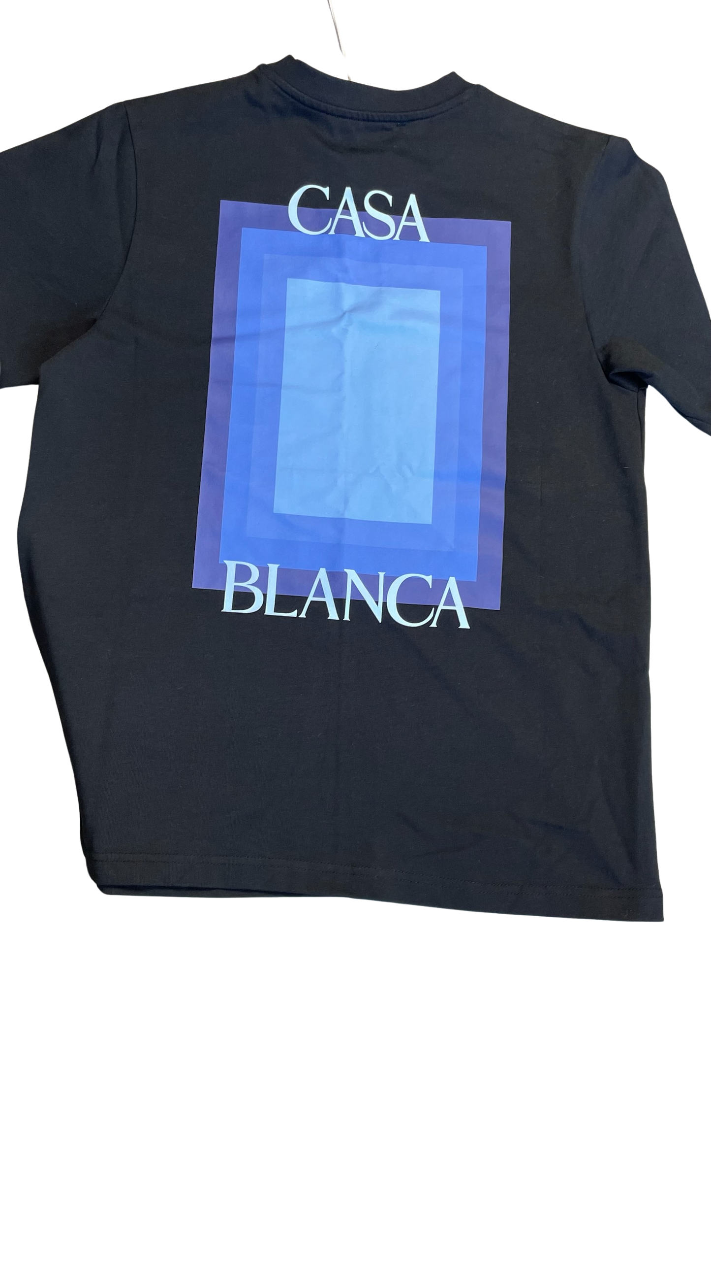 CASABLANCA DEGRADE SCREEN T-SHIRT - BLACK || SHIRT FOR MEN