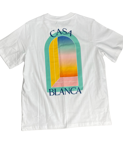 CASABLANCA L'ARCHE T-SHIRT - WHITE || SHIRT FOR MEN