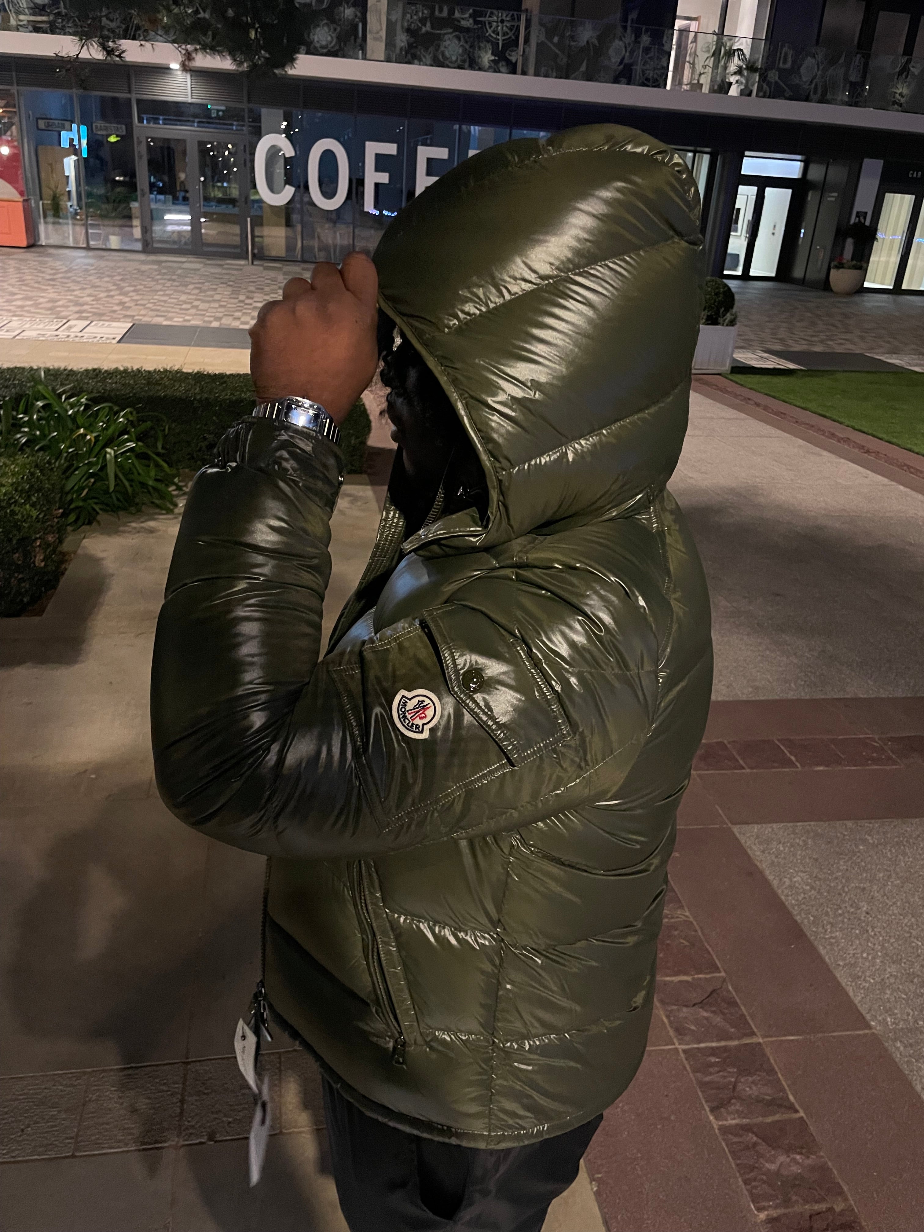 Moncler khaki hotsell