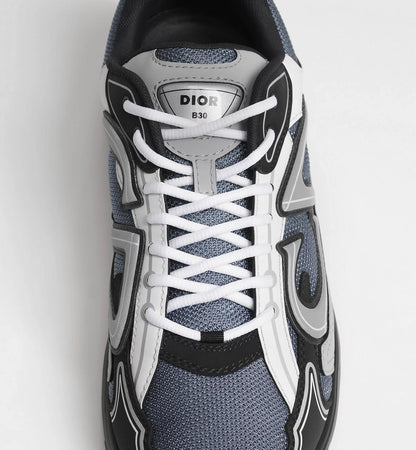 DIOR B30 TRAINERS - ANTHRACITE BLUE || SNEAKERS FOR MEN