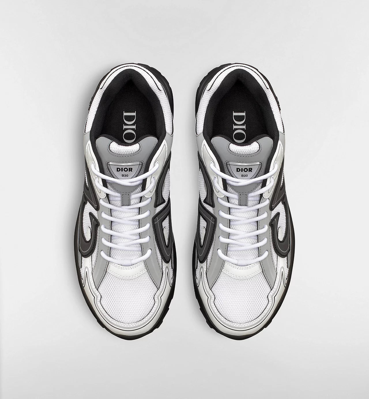 DIOR B30 TRAINERS - WHITE & GREY || SNEAKERS FOR MEN