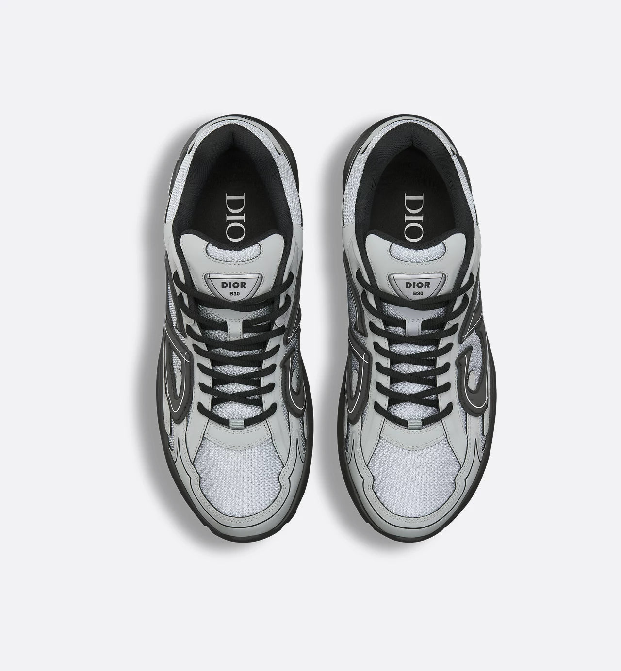 DIOR B30 TRAINERS - GREY & BLACK || SNEAKERS FOR MEN