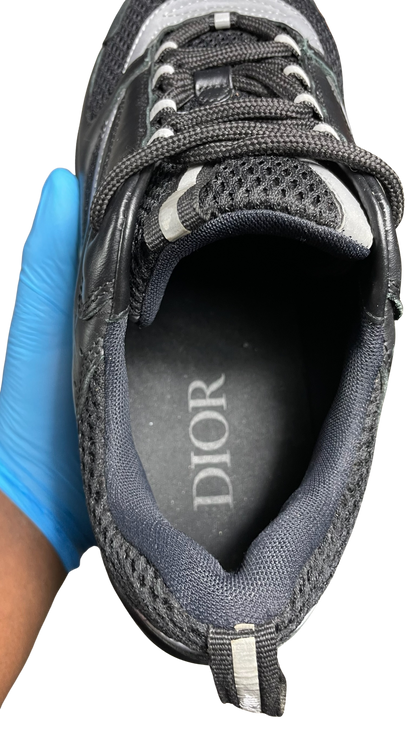 DIOR B22 TRAINERS - BLACK (PRE-OWNED) || SNEAKERS FOR MEN