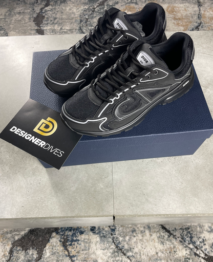 DIOR B30 TRAINERS - TRIPLE BLACK || SNEAKERS FOR MEN