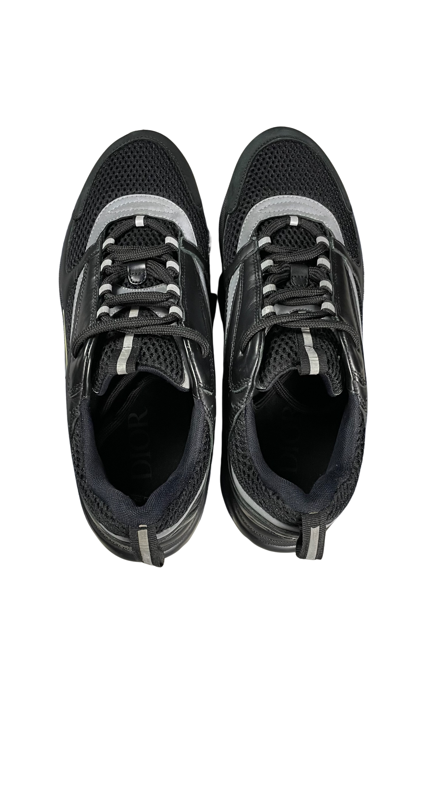 DIOR B22 TRAINERS - BLACK (PRE-OWNED) || SNEAKERS FOR MEN