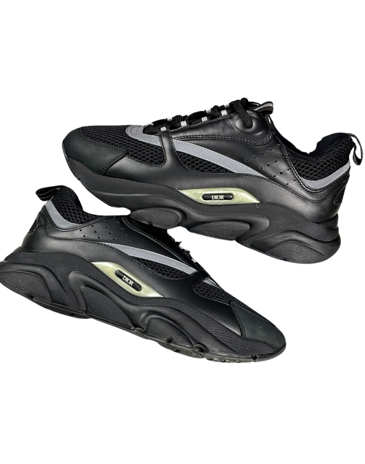 DIOR B22 TRAINERS - BLACK (PRE-OWNED) || SNEAKERS FOR MEN