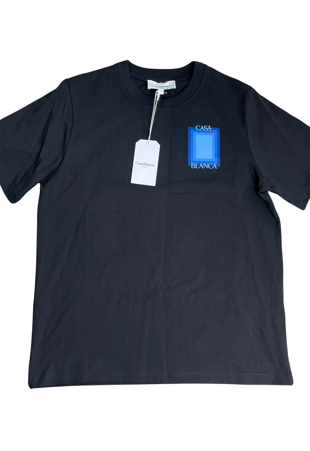 CASABLANCA DEGRADE SCREEN T-SHIRT - BLACK || SHIRT FOR MEN