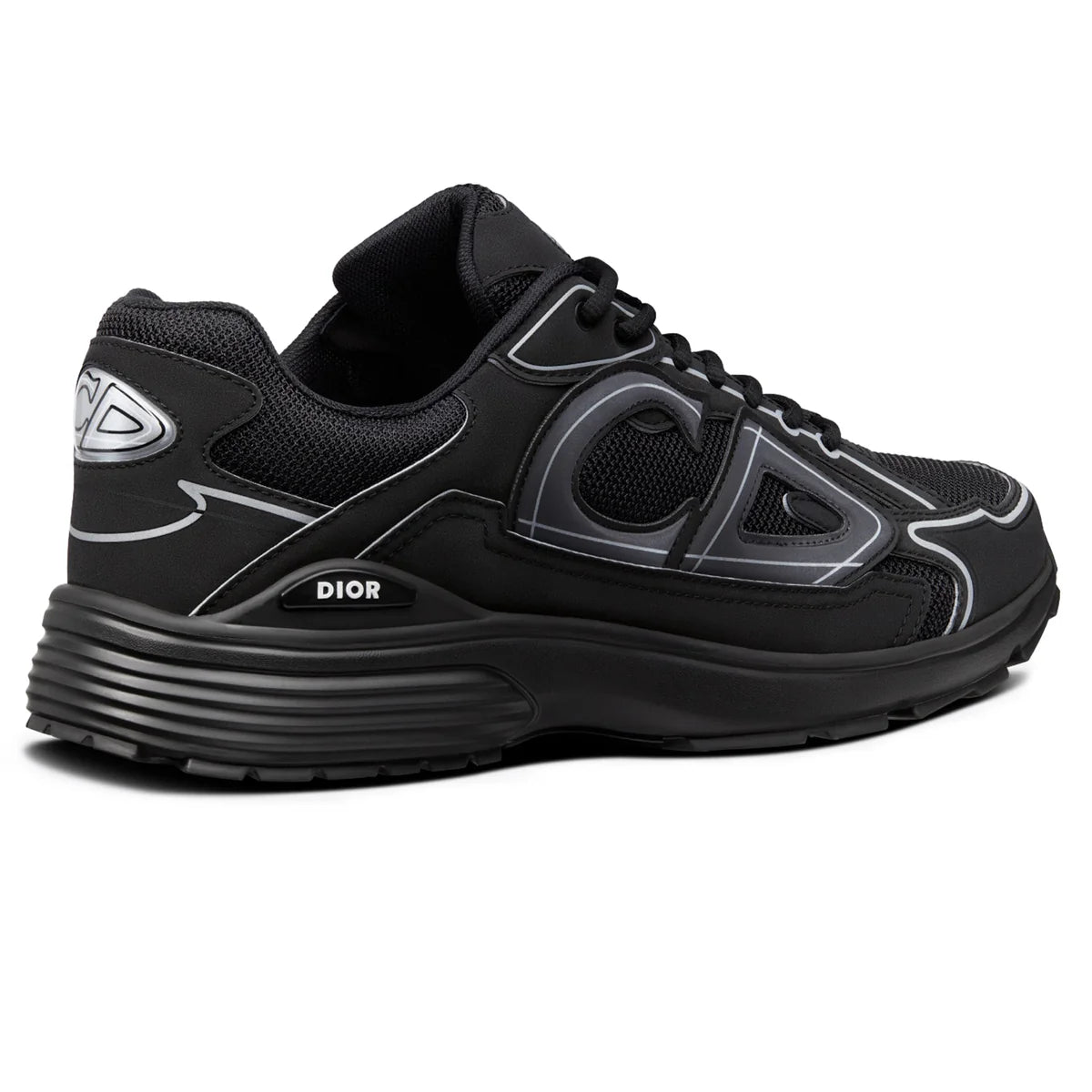 DIOR B30 TRAINERS - TRIPLE BLACK || SNEAKERS FOR MEN