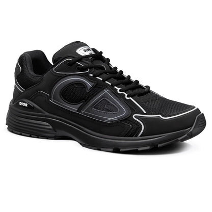 DIOR B30 TRAINERS - TRIPLE BLACK || SNEAKERS FOR MEN