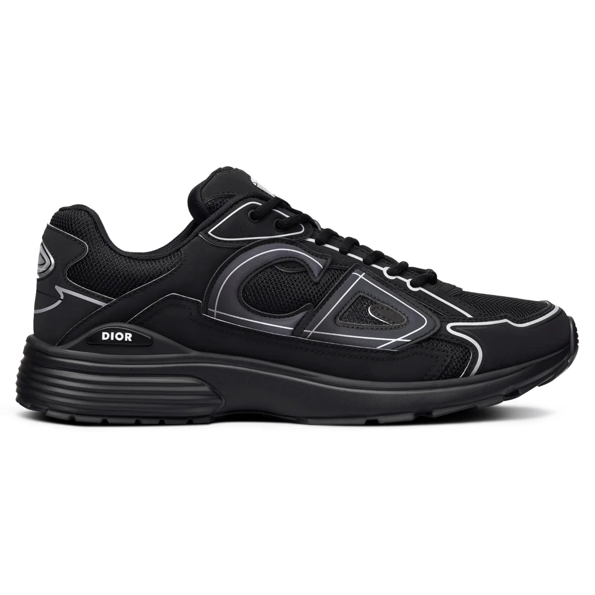 DIOR B30 TRAINERS - TRIPLE BLACK || SNEAKERS FOR MEN