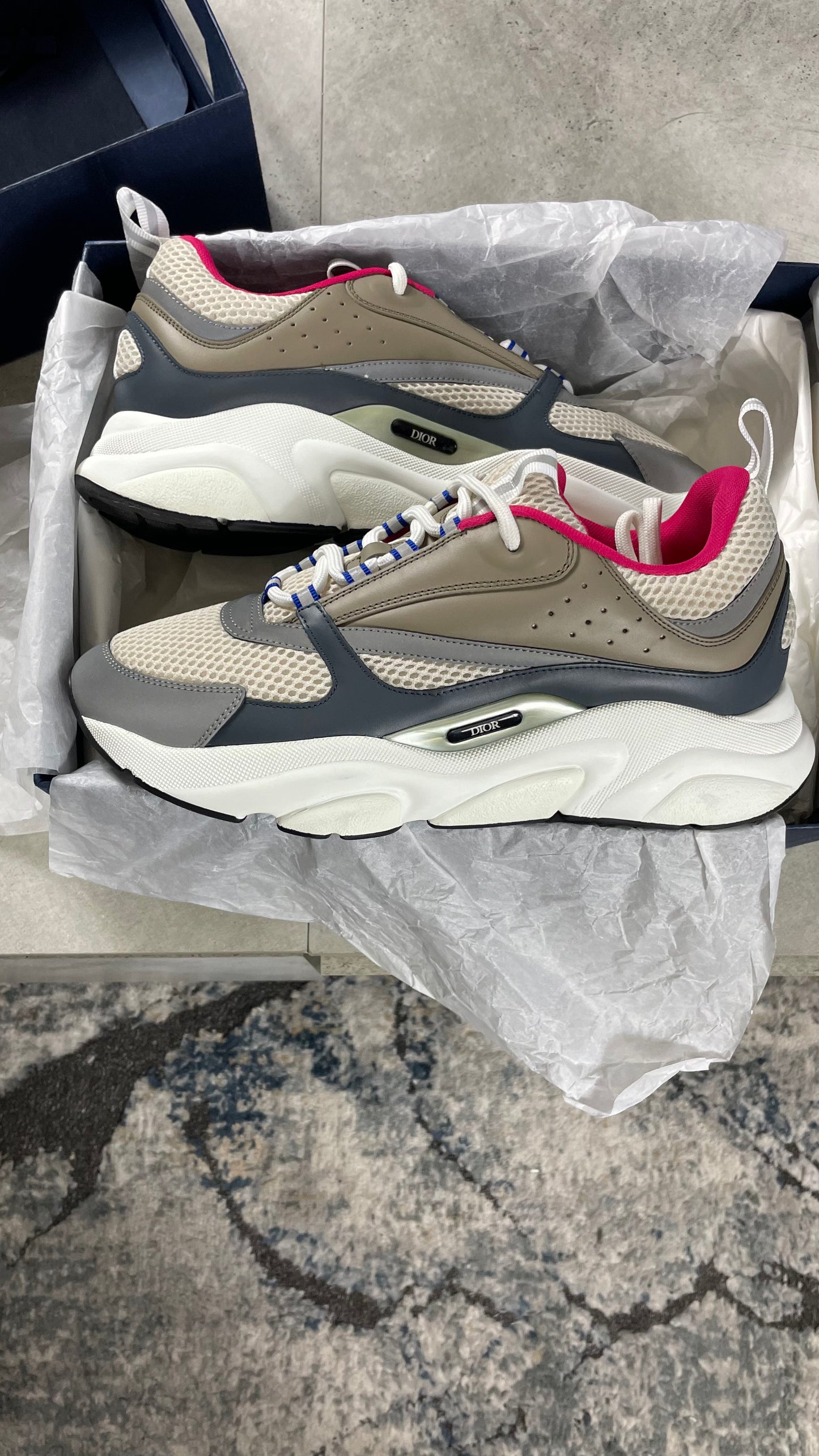 DIOR B22 - CALF MESH (Pre-owned) || SNEAKERS FOR MEN