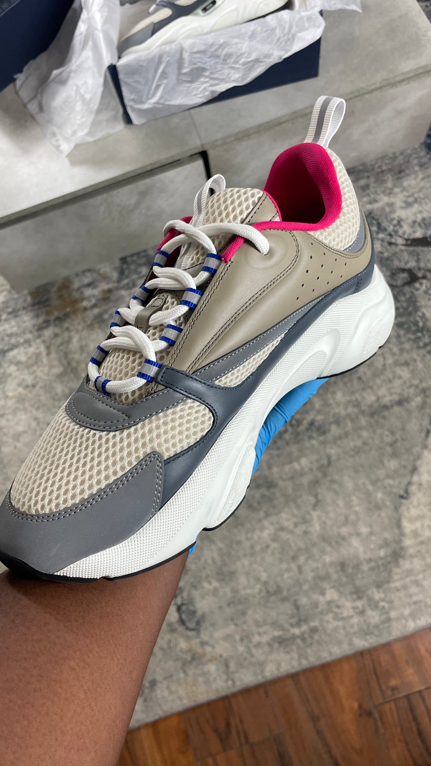 DIOR B22 - CALF MESH (Pre-owned) || SNEAKERS FOR MEN