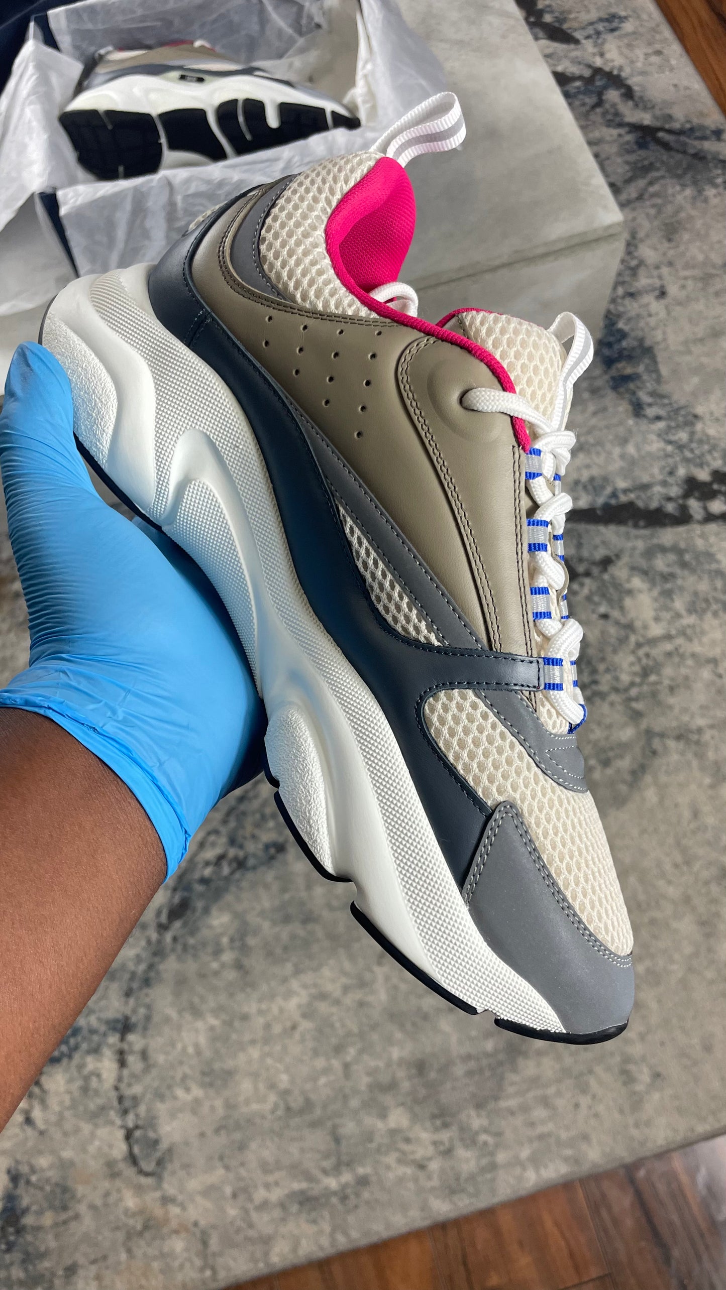 DIOR B22 - CALF MESH (Pre-owned) || SNEAKERS FOR MEN