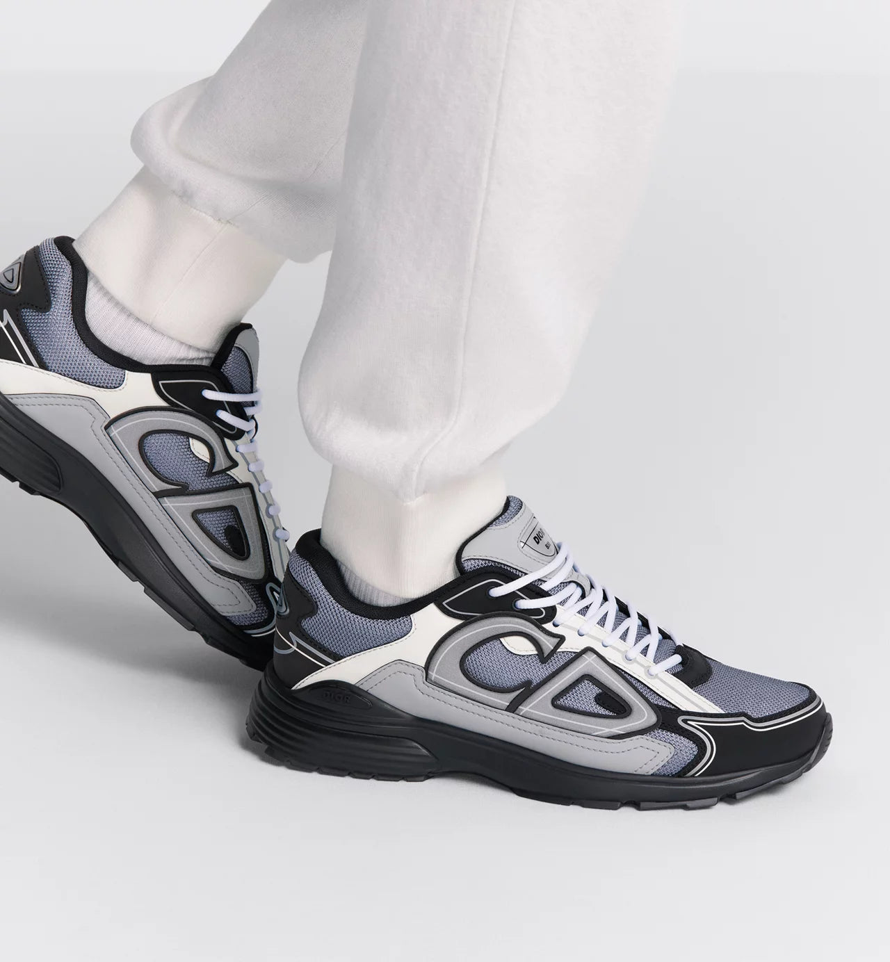 DIOR B30 TRAINERS - ANTHRACITE BLUE || SNEAKERS FOR MEN