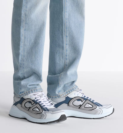 DIOR B30 TRAINERS - LIGHT BLUE & GREY || SNEAKERS FOR MEN