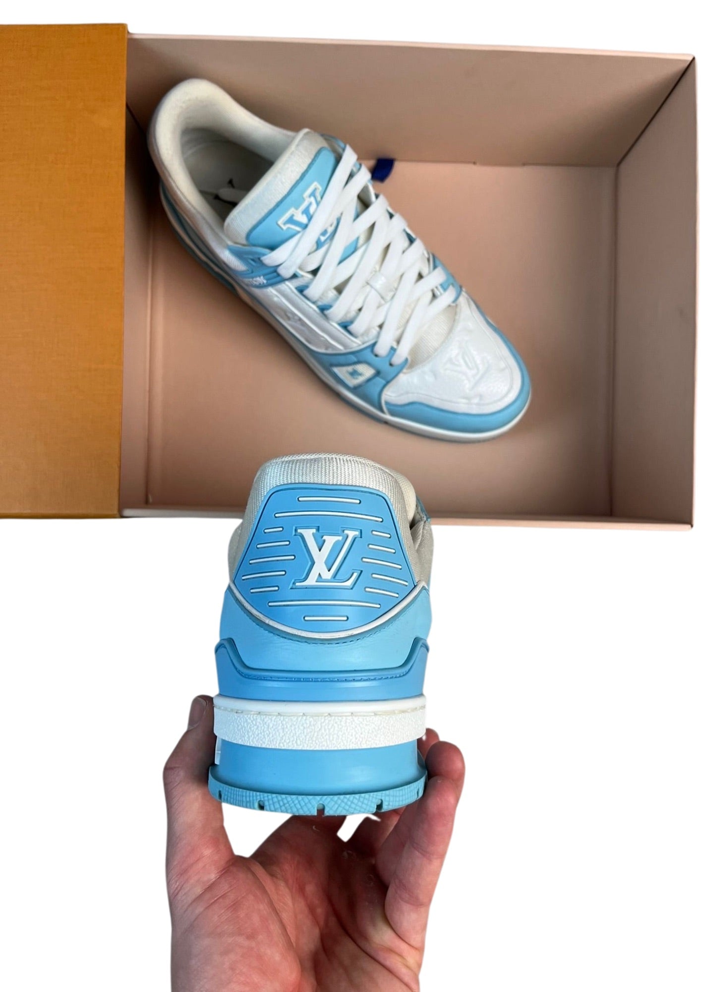 LV MONOGRAM TRAINERS (PRE-OWNED) || SNEAKERS FOR MEN
