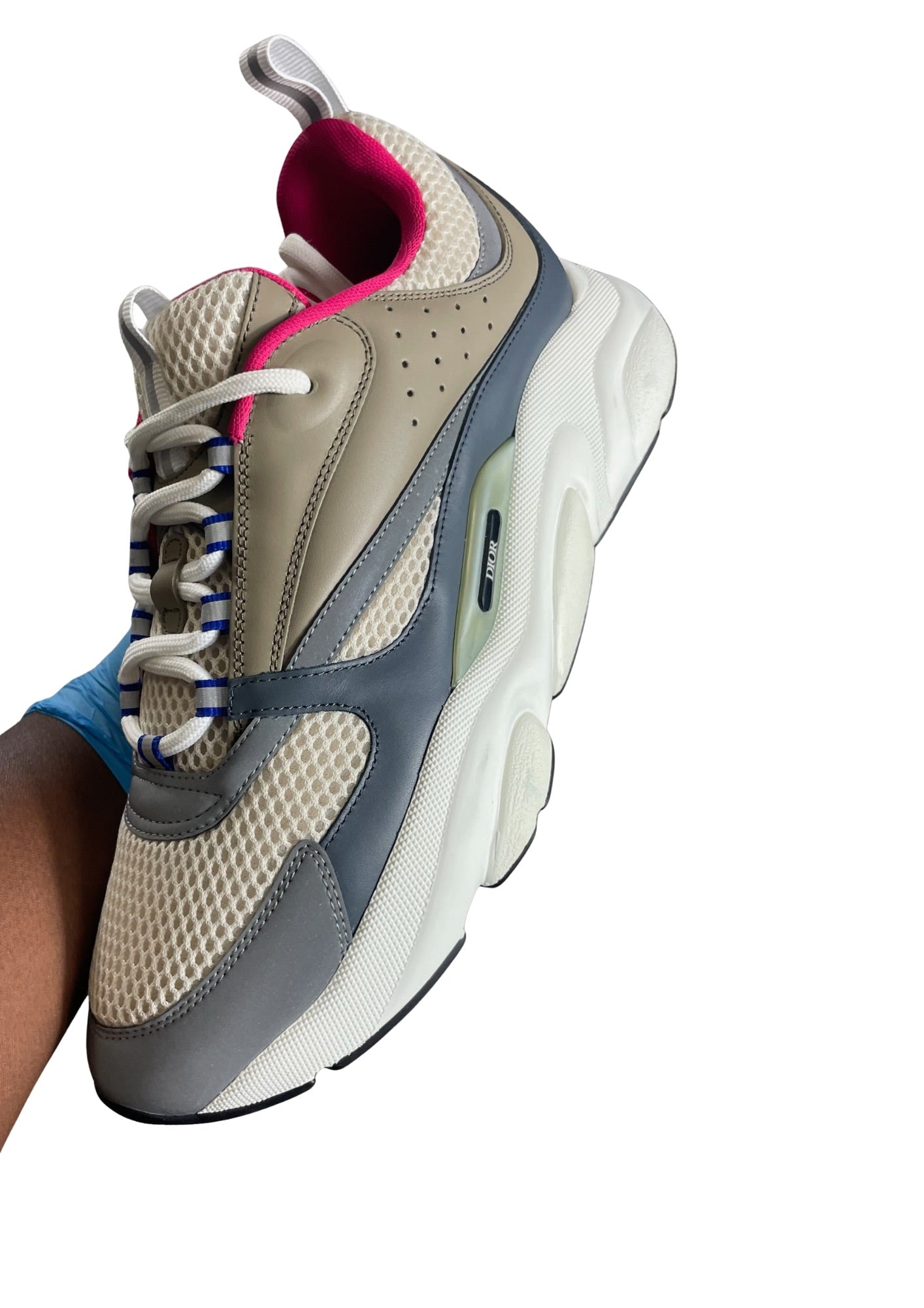DIOR B22 - CALF MESH (PRE-OWNED) || SNEAKERS FOR MEN