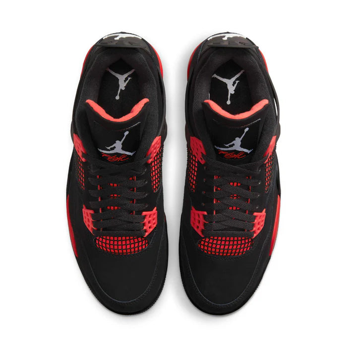 Jordan 4 red fashion mens