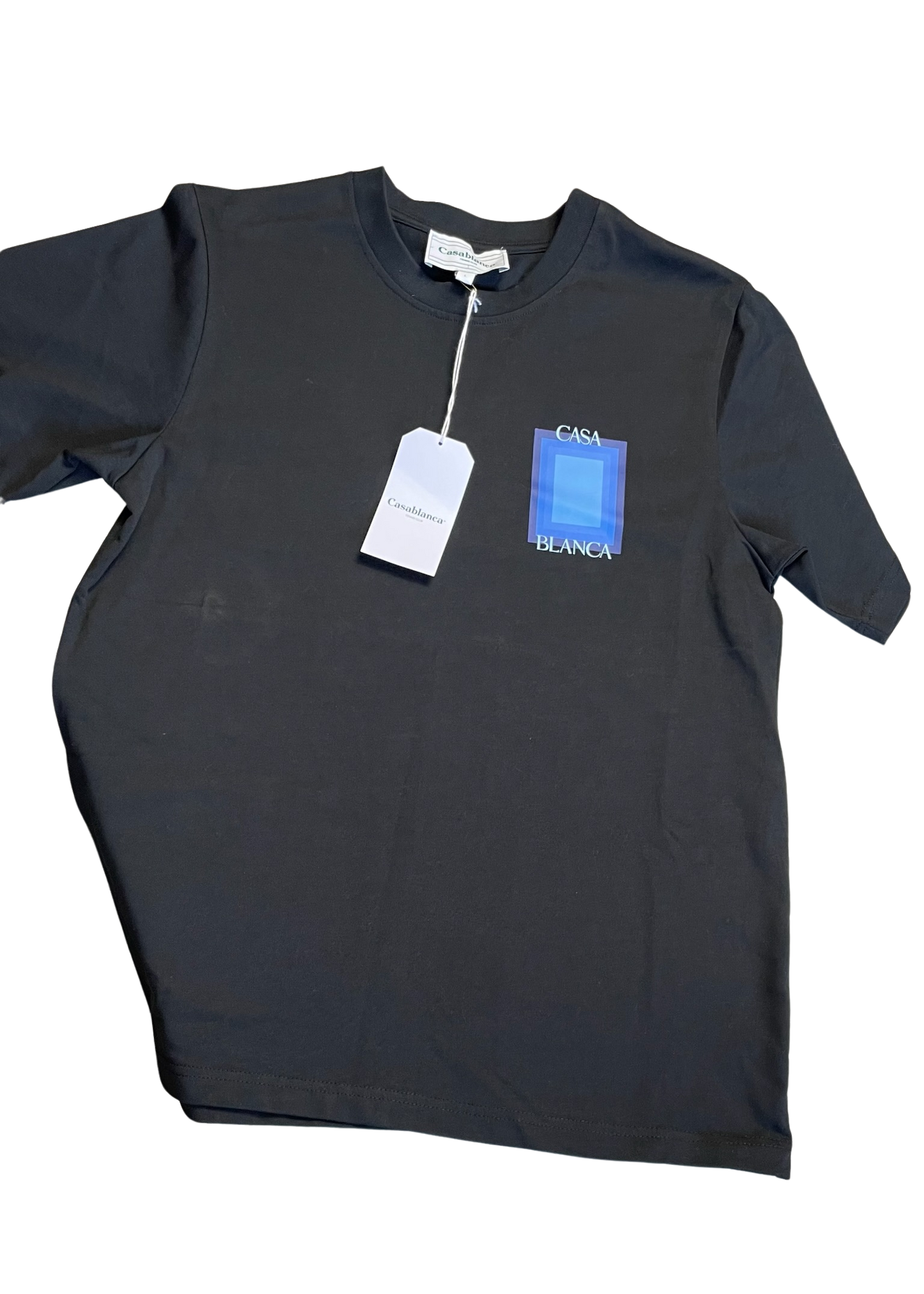 CASABLANCA DEGRADE SCREEN T-SHIRT - BLACK || SHIRT FOR MEN