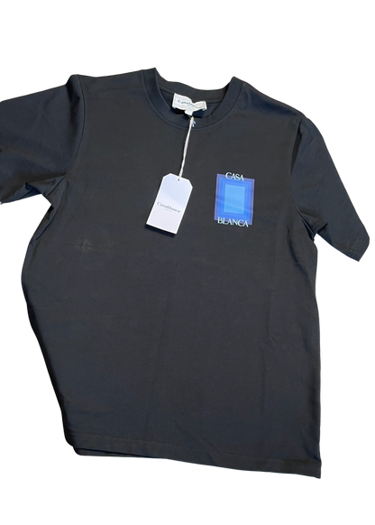 CASABLANCA DEGRADE SCREEN T-SHIRT - BLACK || SHIRT FOR MEN