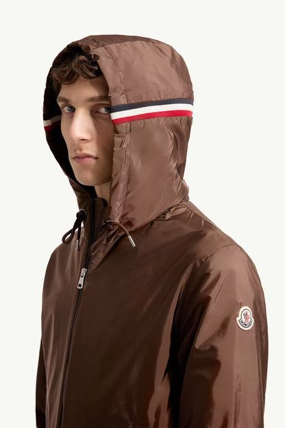 MONCLER GRIMPEURS WINDBREAKER - BROWN || DESIGNER JACKET