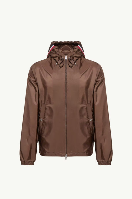 MONCLER GRIMPEURS WINDBREAKER - BROWN || DESIGNER JACKET