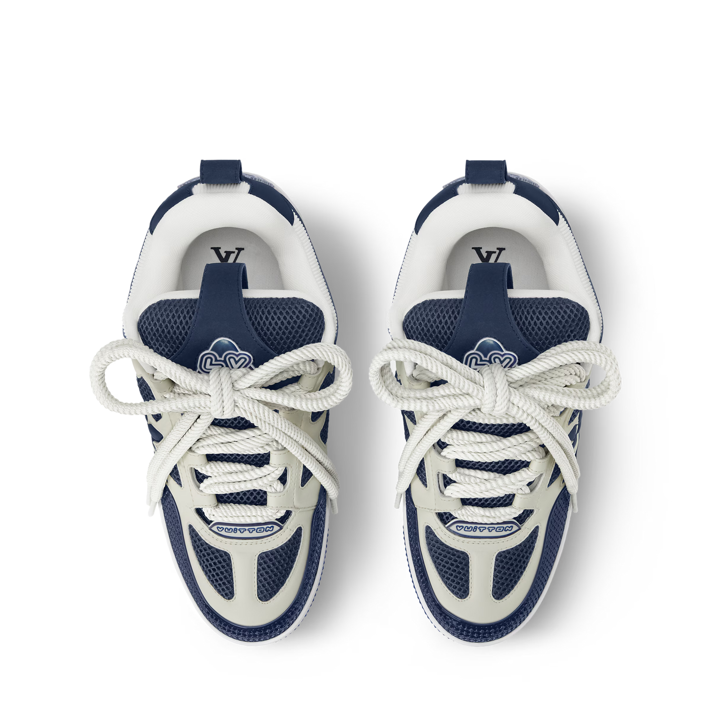 LV SKATE TRAINERS - NAVY & WHITE || SNEAKERS FOR MEN