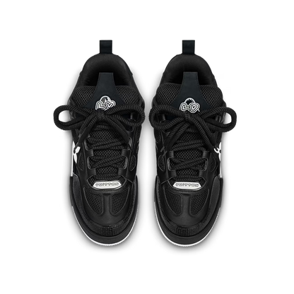 LV SKATE TRAINERS - BLACK & WHITE || SNEAKERS FOR MEN