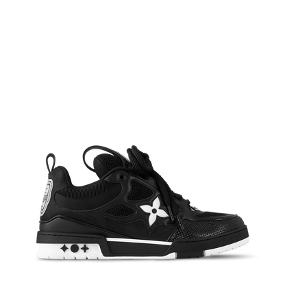 LV SKATE TRAINERS - BLACK & WHITE || SNEAKERS FOR MEN