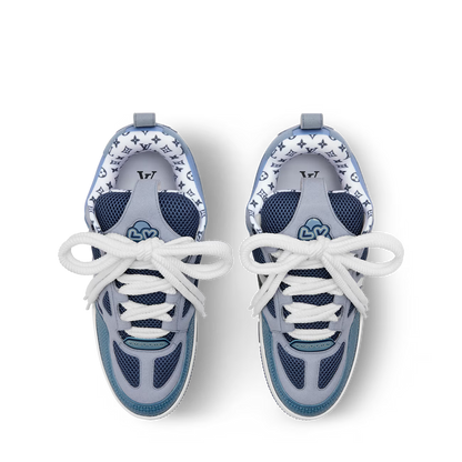 LV SKATE TRAINERS - BLUE SUEDE || SNEAKERS FOR MEN