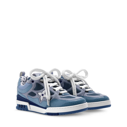 LV SKATE TRAINERS - BLUE SUEDE || SNEAKERS FOR MEN