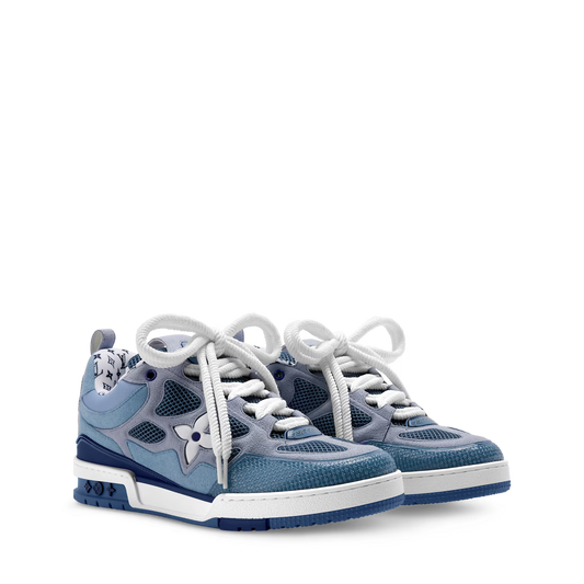 LV SKATE TRAINERS - BLUE SUEDE || SNEAKERS FOR MEN