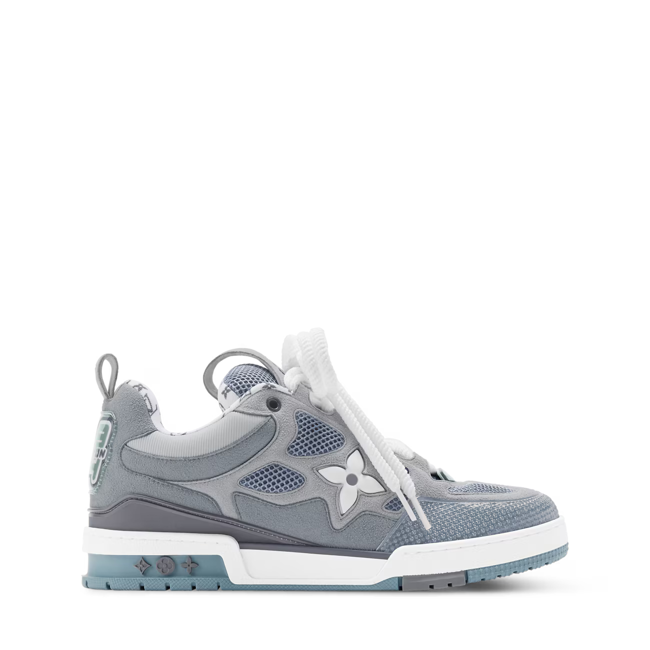 LV SKATE TRAINERS - GREY SUEDE || SNEAKERS FOR MEN