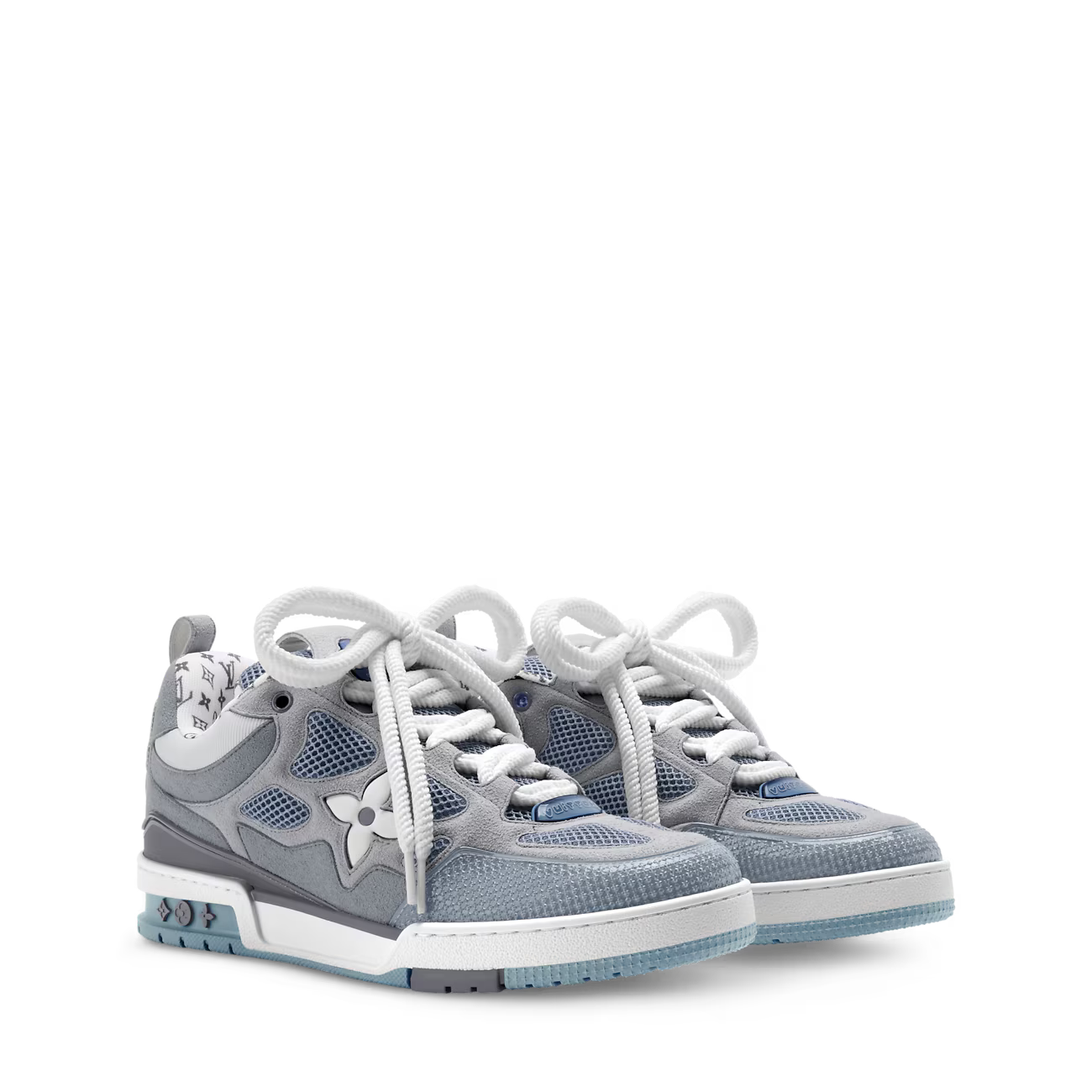 LV SKATE TRAINERS - GREY SUEDE || SNEAKERS FOR MEN