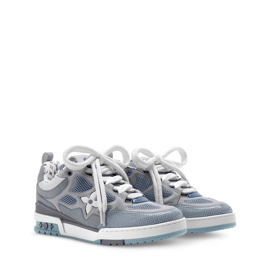 LV SKATE TRAINERS - GREY SUEDE || SNEAKERS FOR MEN
