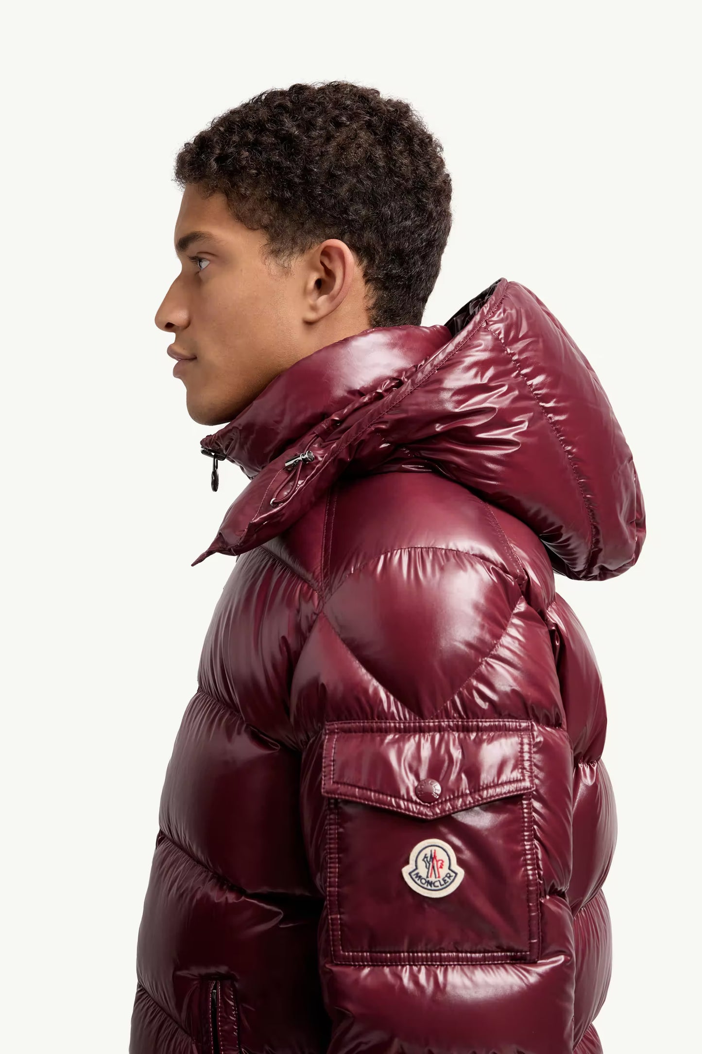 MONCLER MAYA - BURGUNDY || DESIGNER JACKET
